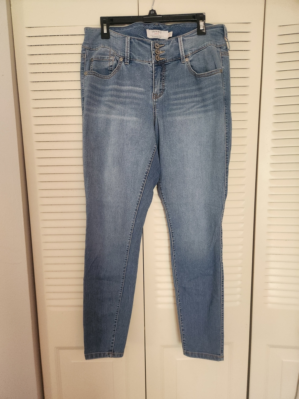 torrid Light Blue High-Rise Skinny Jeggings